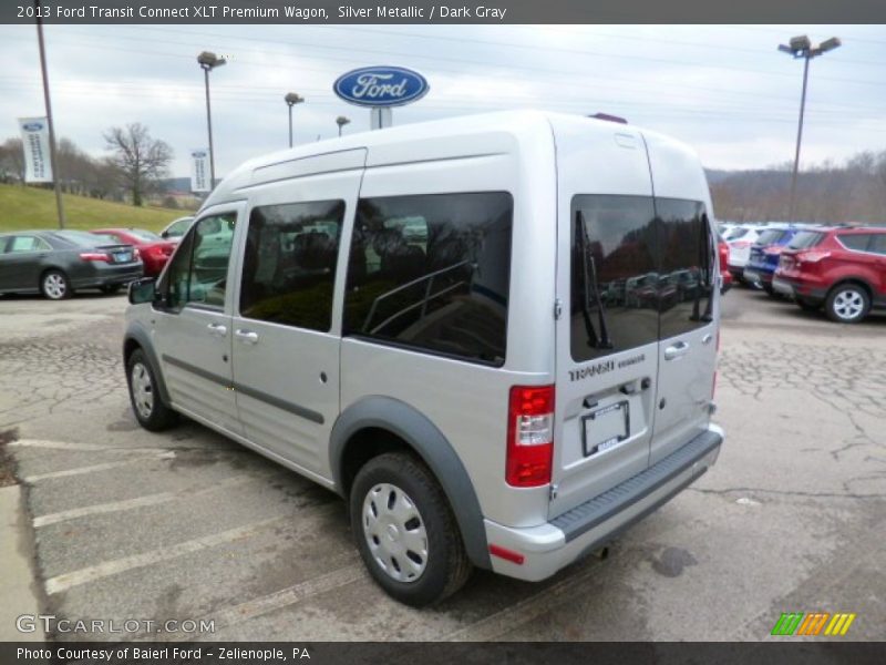 Silver Metallic / Dark Gray 2013 Ford Transit Connect XLT Premium Wagon