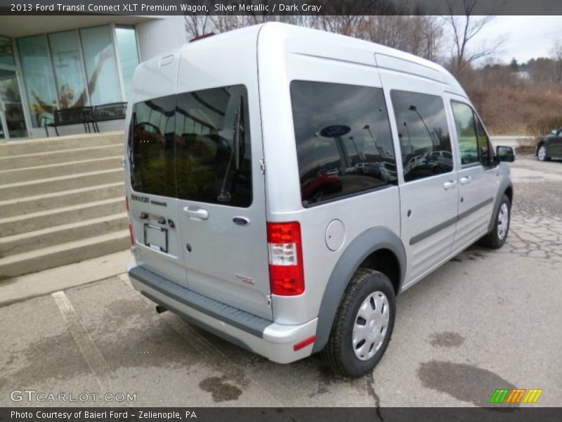 Silver Metallic / Dark Gray 2013 Ford Transit Connect XLT Premium Wagon