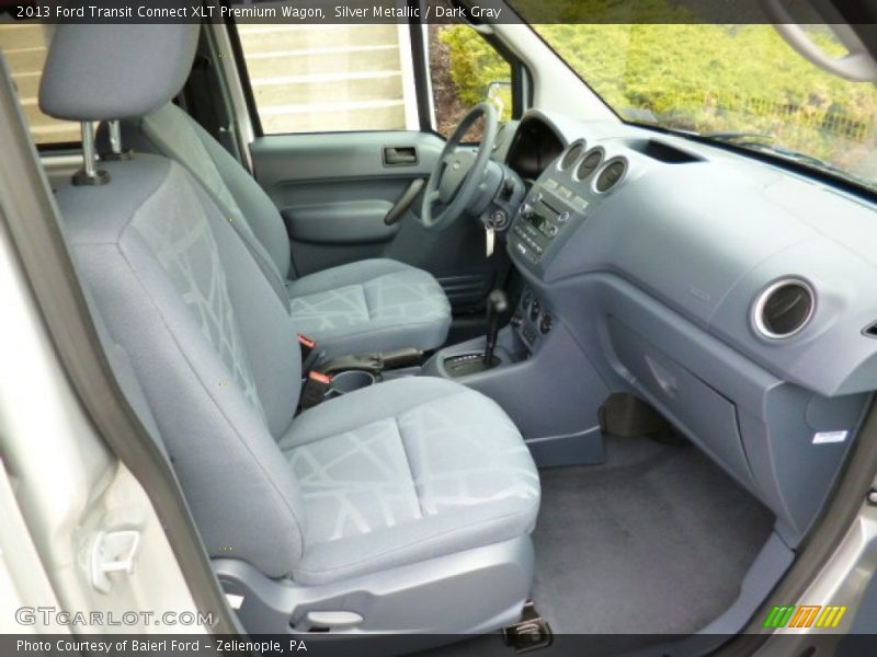 Silver Metallic / Dark Gray 2013 Ford Transit Connect XLT Premium Wagon