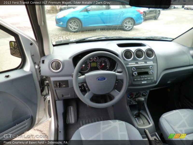 Silver Metallic / Dark Gray 2013 Ford Transit Connect XLT Premium Wagon