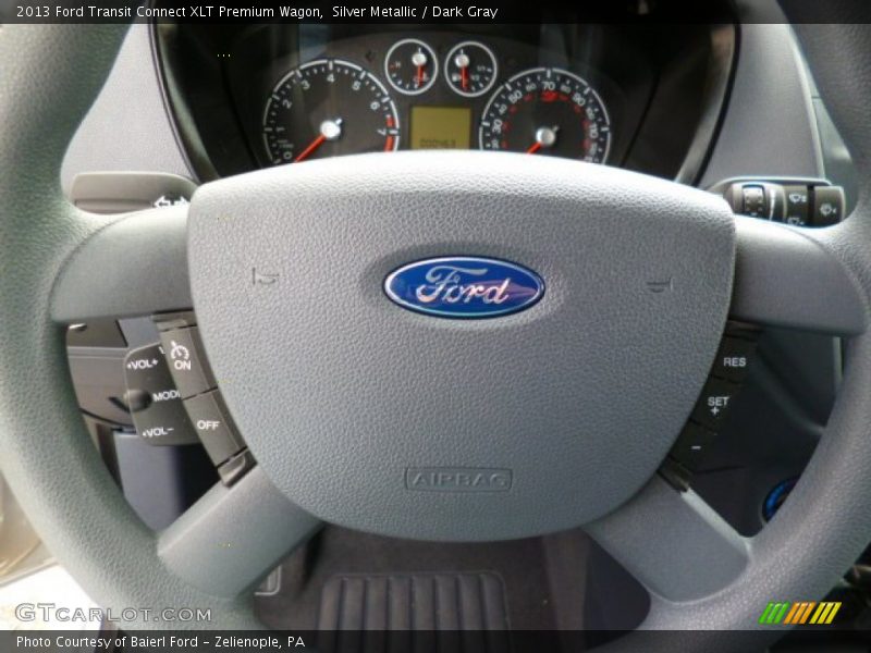 Silver Metallic / Dark Gray 2013 Ford Transit Connect XLT Premium Wagon