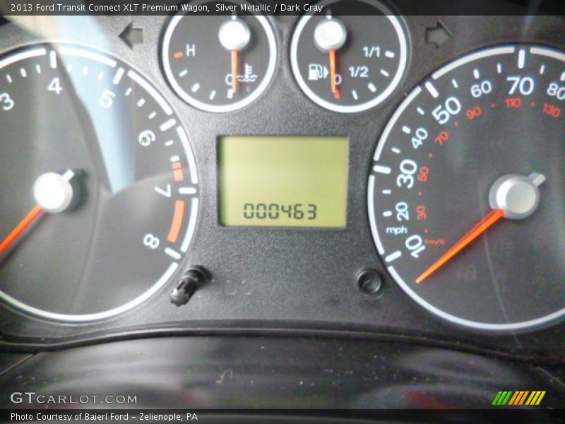 Silver Metallic / Dark Gray 2013 Ford Transit Connect XLT Premium Wagon