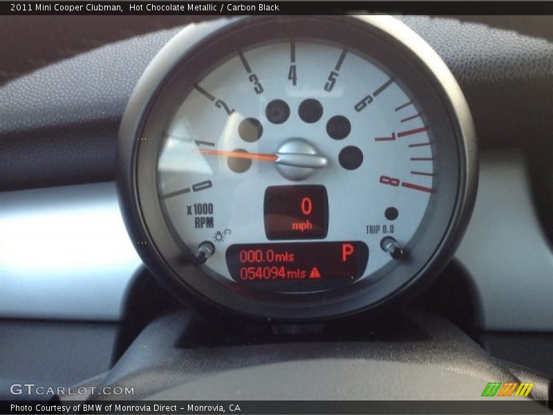 Hot Chocolate Metallic / Carbon Black 2011 Mini Cooper Clubman