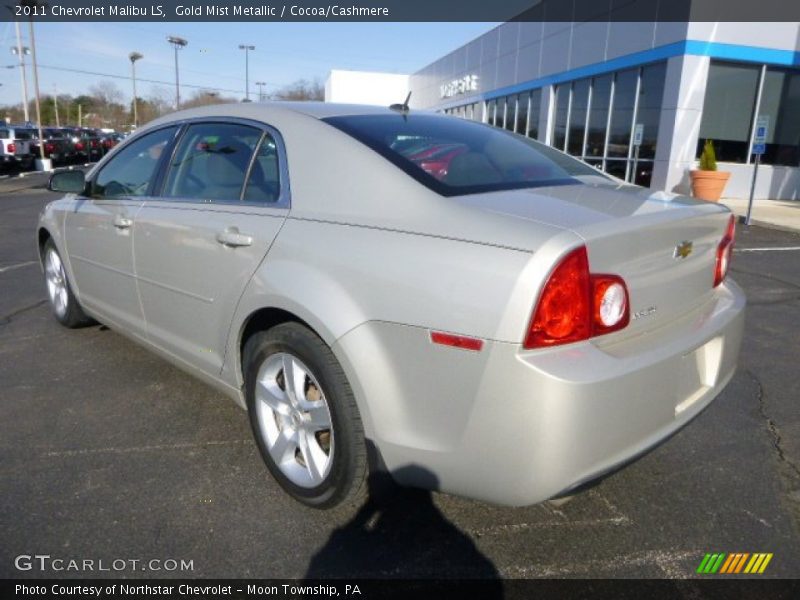Gold Mist Metallic / Cocoa/Cashmere 2011 Chevrolet Malibu LS