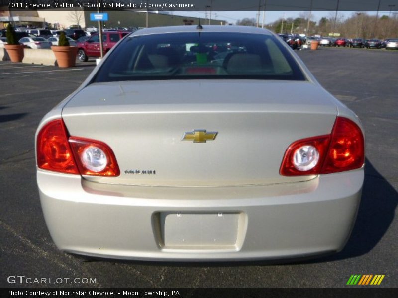 Gold Mist Metallic / Cocoa/Cashmere 2011 Chevrolet Malibu LS