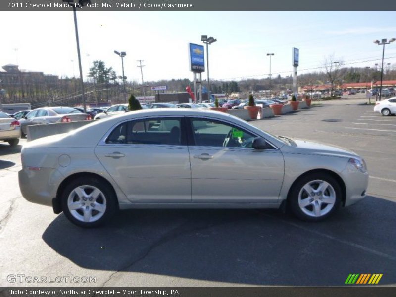 Gold Mist Metallic / Cocoa/Cashmere 2011 Chevrolet Malibu LS