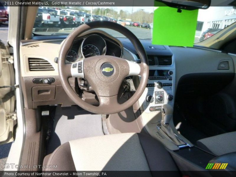 Gold Mist Metallic / Cocoa/Cashmere 2011 Chevrolet Malibu LS