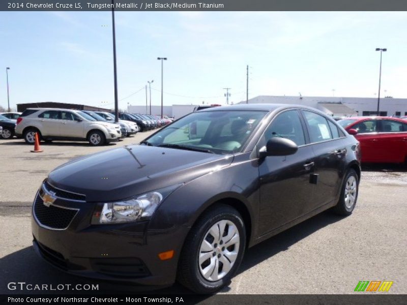 Tungsten Metallic / Jet Black/Medium Titanium 2014 Chevrolet Cruze LS