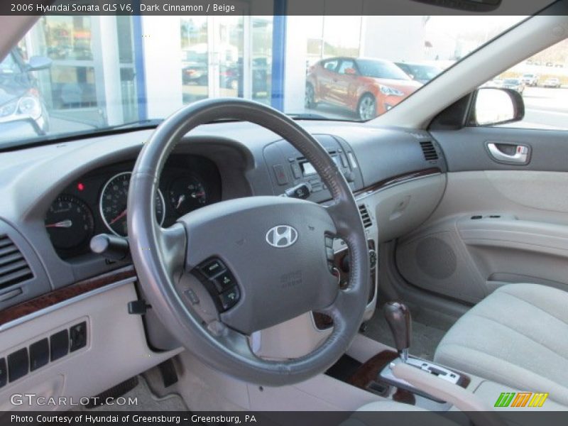 Dark Cinnamon / Beige 2006 Hyundai Sonata GLS V6