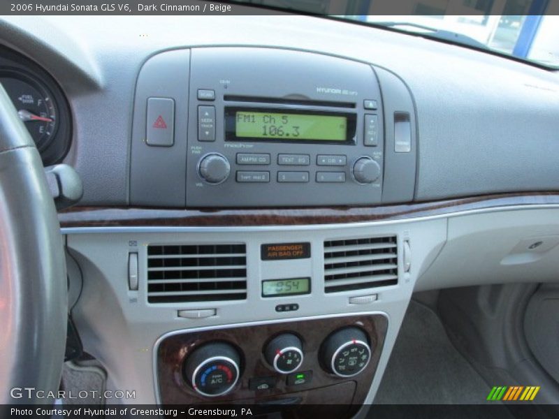 Dark Cinnamon / Beige 2006 Hyundai Sonata GLS V6