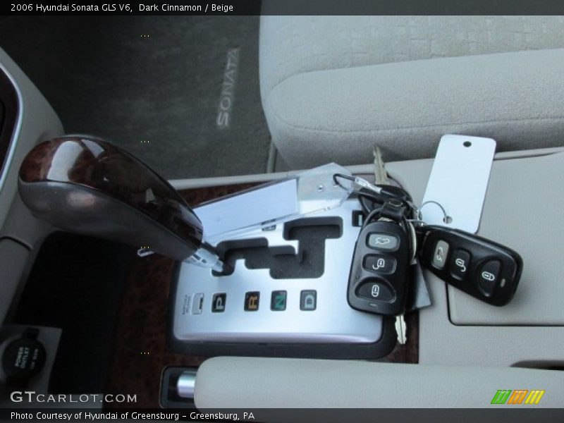 Dark Cinnamon / Beige 2006 Hyundai Sonata GLS V6