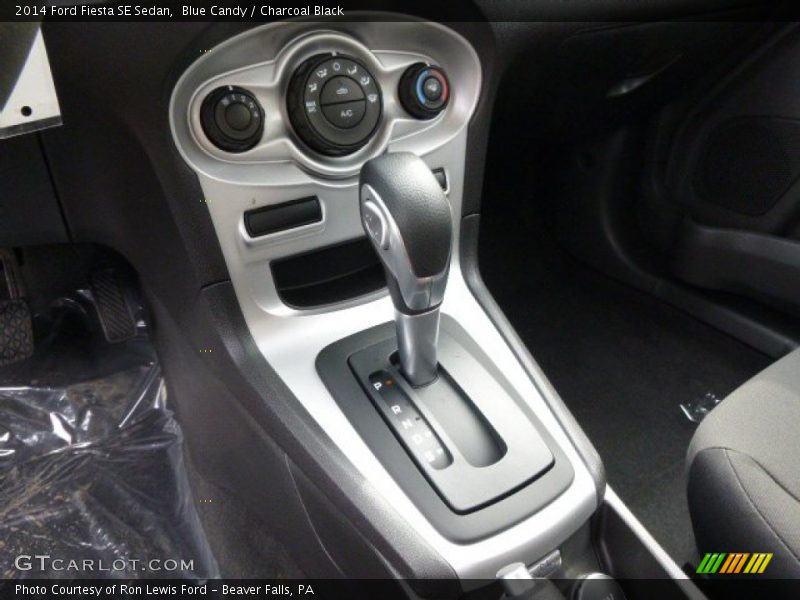 Blue Candy / Charcoal Black 2014 Ford Fiesta SE Sedan