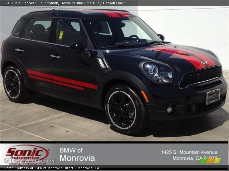 Absolute Black Metallic / Carbon Black 2014 Mini Cooper S Countryman