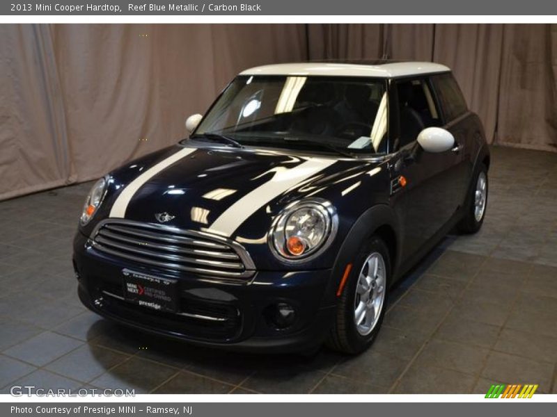 Reef Blue Metallic / Carbon Black 2013 Mini Cooper Hardtop