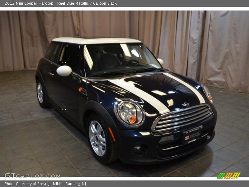 Reef Blue Metallic / Carbon Black 2013 Mini Cooper Hardtop