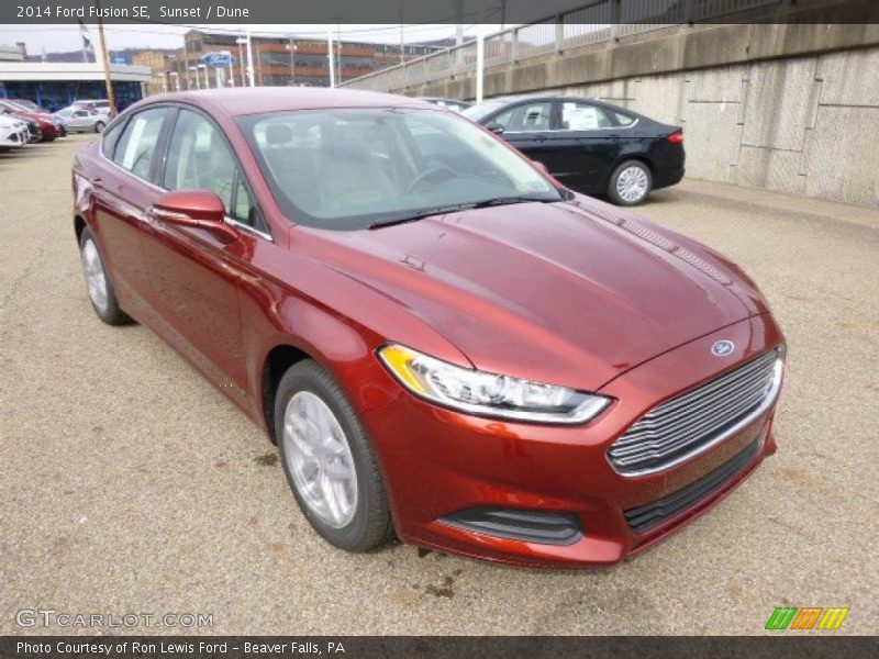 Sunset / Dune 2014 Ford Fusion SE