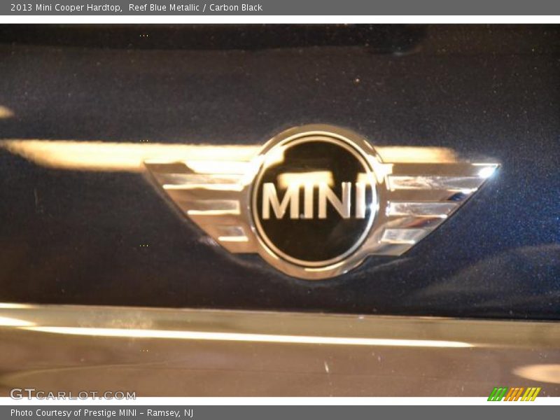 Reef Blue Metallic / Carbon Black 2013 Mini Cooper Hardtop