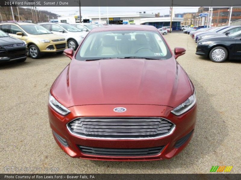 Sunset / Dune 2014 Ford Fusion SE