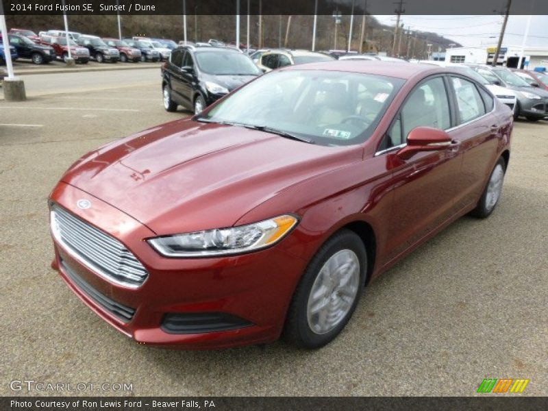 Sunset / Dune 2014 Ford Fusion SE