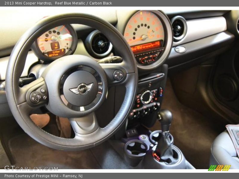 Reef Blue Metallic / Carbon Black 2013 Mini Cooper Hardtop