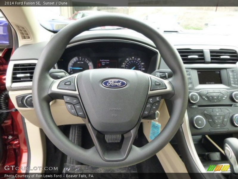 Sunset / Dune 2014 Ford Fusion SE