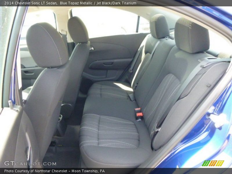 Blue Topaz Metallic / Jet Black/Dark Titanium 2014 Chevrolet Sonic LT Sedan