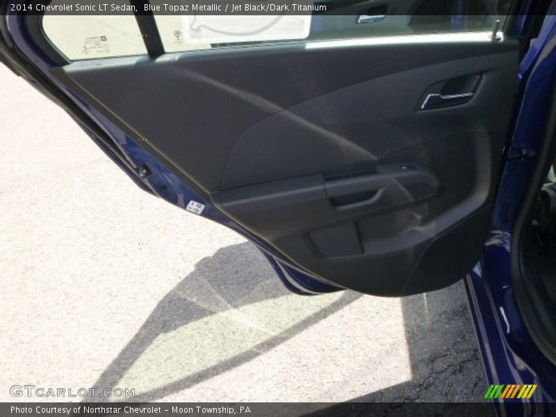 Blue Topaz Metallic / Jet Black/Dark Titanium 2014 Chevrolet Sonic LT Sedan