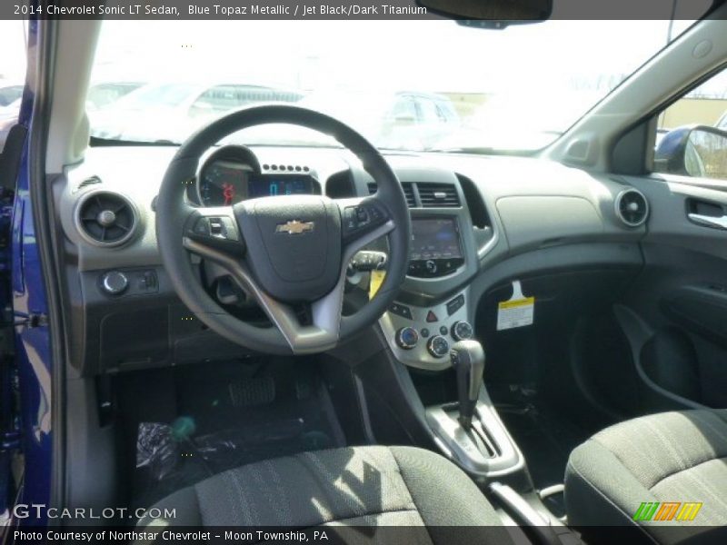 Blue Topaz Metallic / Jet Black/Dark Titanium 2014 Chevrolet Sonic LT Sedan