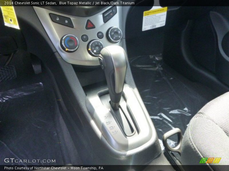 Blue Topaz Metallic / Jet Black/Dark Titanium 2014 Chevrolet Sonic LT Sedan
