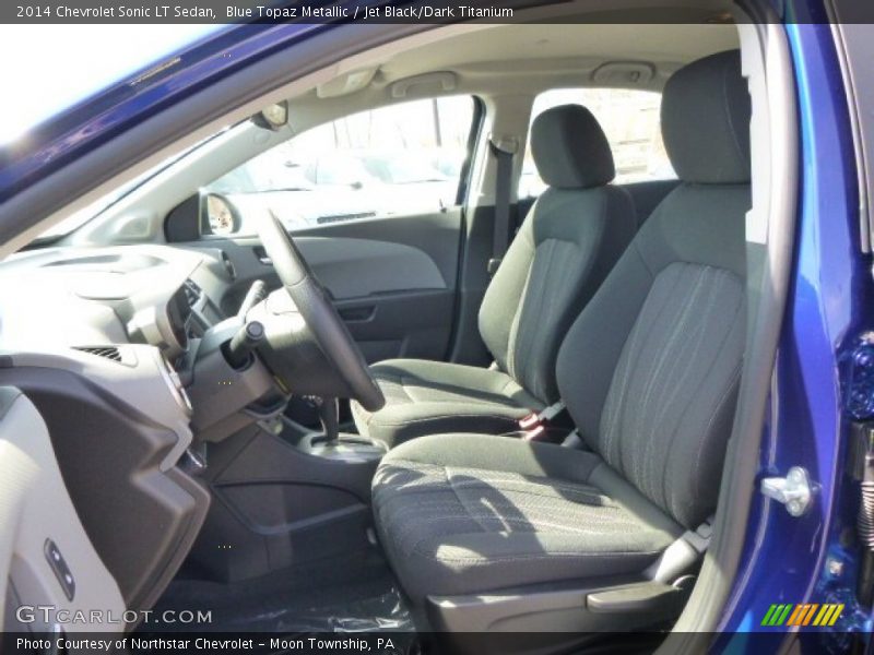 Blue Topaz Metallic / Jet Black/Dark Titanium 2014 Chevrolet Sonic LT Sedan