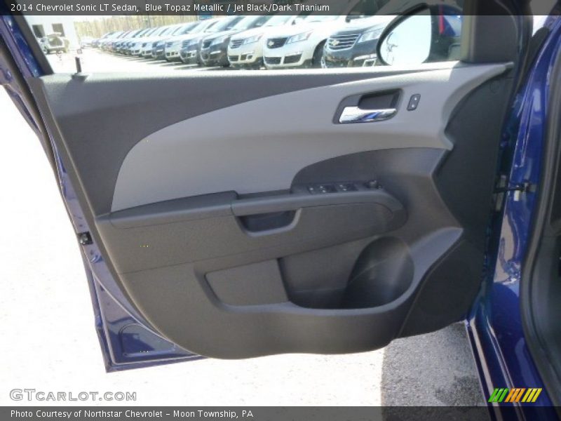 Blue Topaz Metallic / Jet Black/Dark Titanium 2014 Chevrolet Sonic LT Sedan