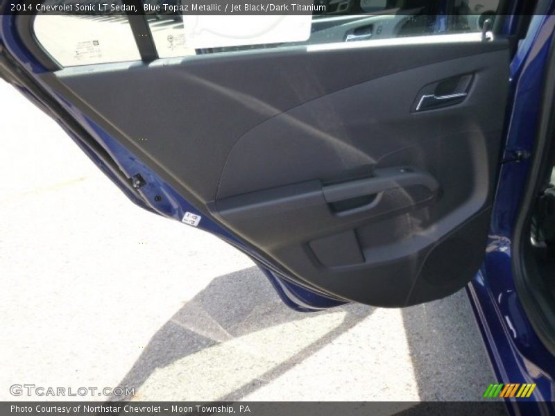 Blue Topaz Metallic / Jet Black/Dark Titanium 2014 Chevrolet Sonic LT Sedan