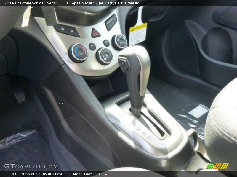 Blue Topaz Metallic / Jet Black/Dark Titanium 2014 Chevrolet Sonic LT Sedan