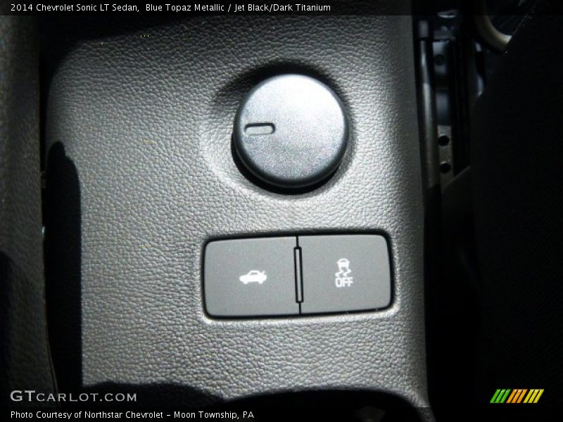 Blue Topaz Metallic / Jet Black/Dark Titanium 2014 Chevrolet Sonic LT Sedan