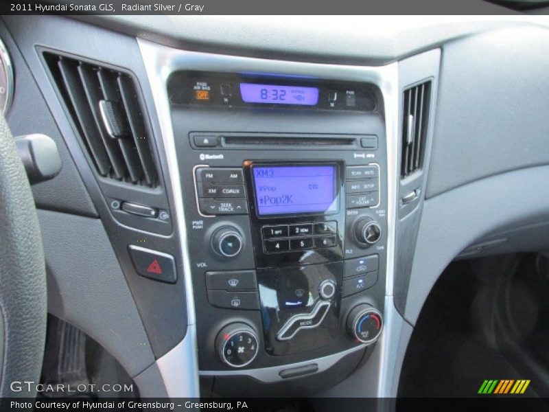 Radiant Silver / Gray 2011 Hyundai Sonata GLS