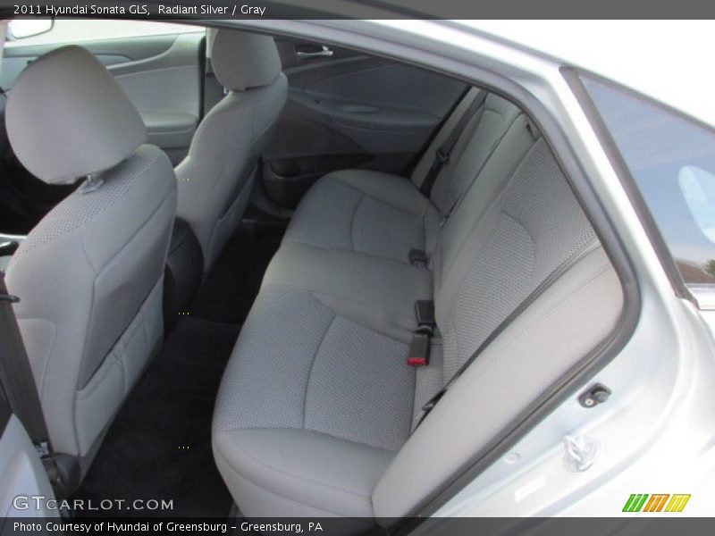 Radiant Silver / Gray 2011 Hyundai Sonata GLS