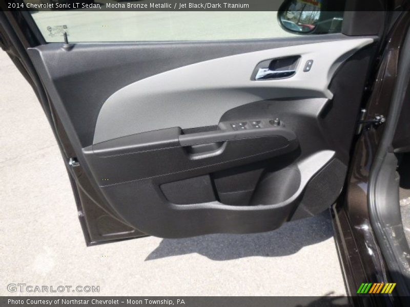 Mocha Bronze Metallic / Jet Black/Dark Titanium 2014 Chevrolet Sonic LT Sedan