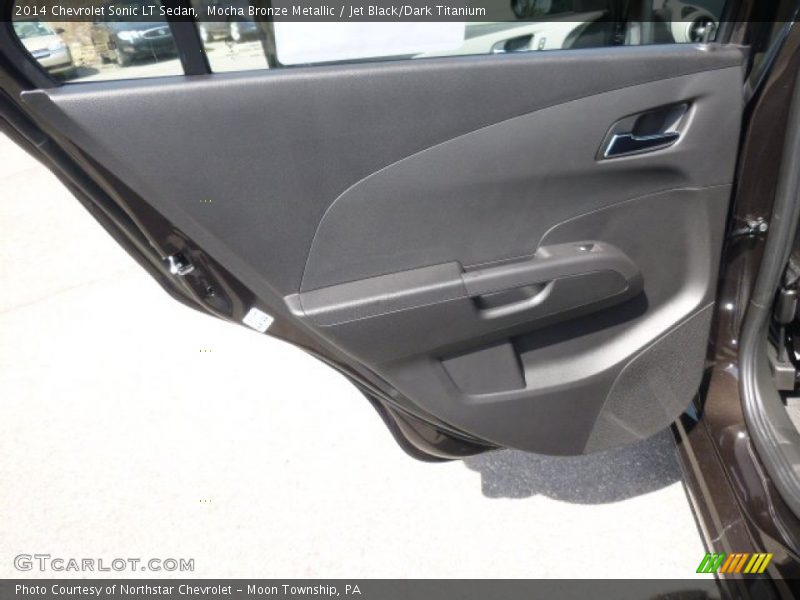 Mocha Bronze Metallic / Jet Black/Dark Titanium 2014 Chevrolet Sonic LT Sedan