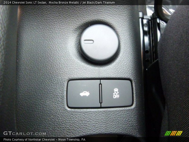 Mocha Bronze Metallic / Jet Black/Dark Titanium 2014 Chevrolet Sonic LT Sedan