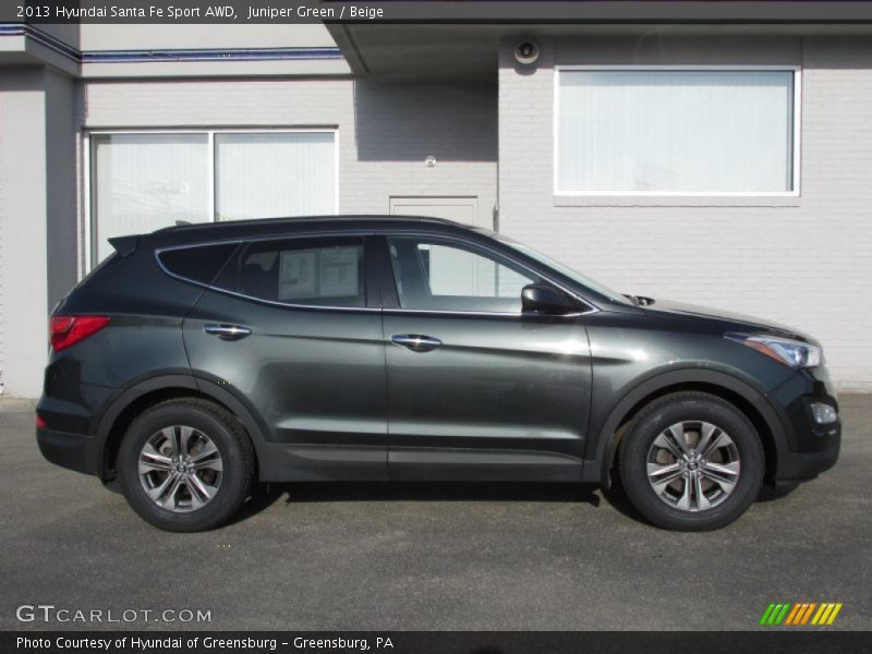 Juniper Green / Beige 2013 Hyundai Santa Fe Sport AWD