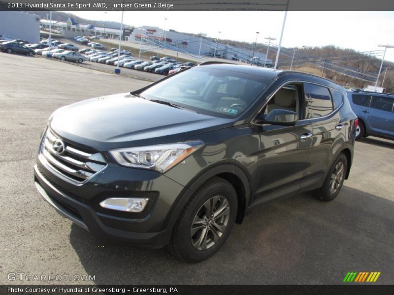 Juniper Green / Beige 2013 Hyundai Santa Fe Sport AWD