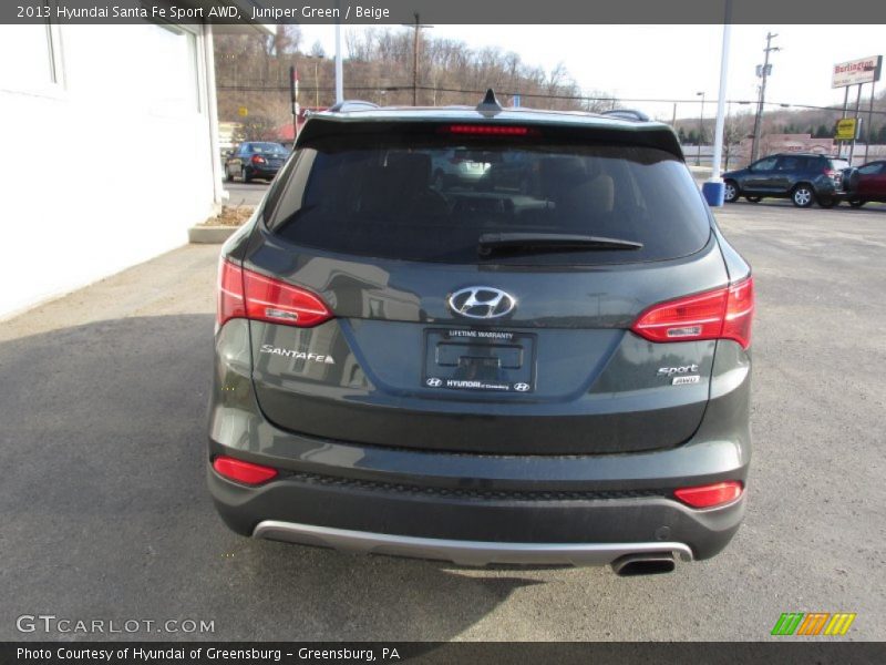 Juniper Green / Beige 2013 Hyundai Santa Fe Sport AWD