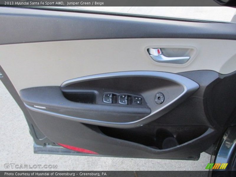 Juniper Green / Beige 2013 Hyundai Santa Fe Sport AWD