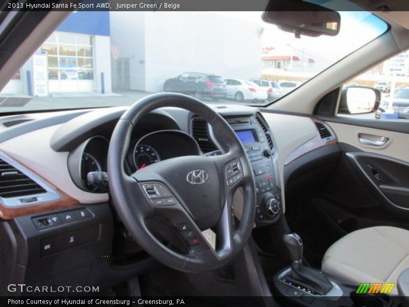 Juniper Green / Beige 2013 Hyundai Santa Fe Sport AWD