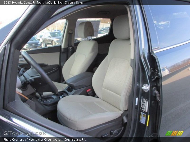 Juniper Green / Beige 2013 Hyundai Santa Fe Sport AWD