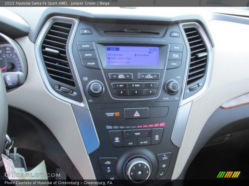 Juniper Green / Beige 2013 Hyundai Santa Fe Sport AWD