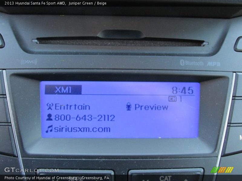 Juniper Green / Beige 2013 Hyundai Santa Fe Sport AWD