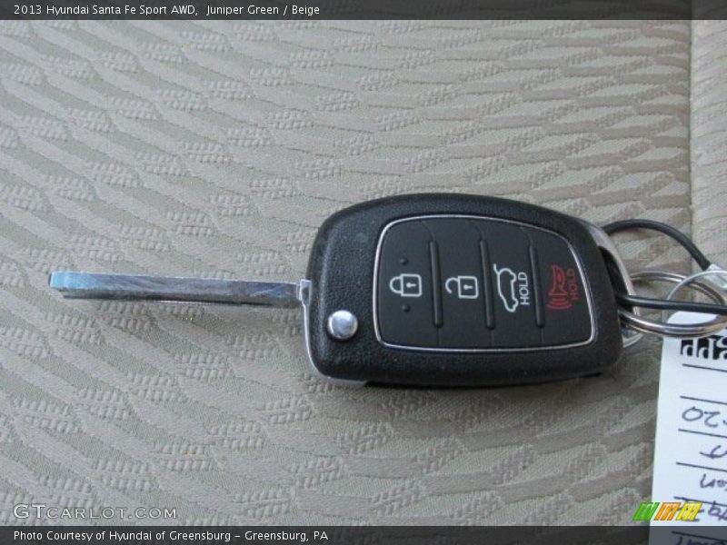 Juniper Green / Beige 2013 Hyundai Santa Fe Sport AWD