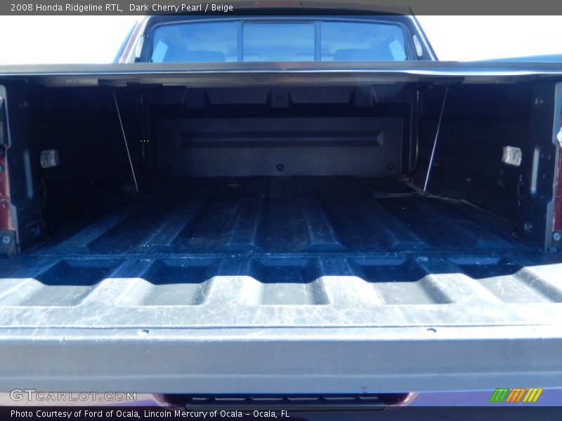 Dark Cherry Pearl / Beige 2008 Honda Ridgeline RTL