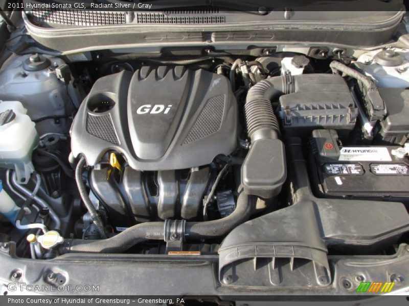 Radiant Silver / Gray 2011 Hyundai Sonata GLS